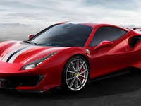 フェラーリ 488 が720hpに、軽量高性能モデル「ピスタ」をジュネーブモーターショー2018で公開へ 画像