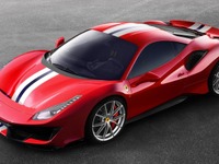 フェラーリ 488ピスタ、レース直系のエアロダイナミクス導入…ジュネーブモーターショー2018で発表へ 画像