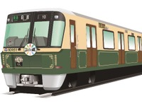 横浜市営地下鉄グリーンラインに10周年装飾…ヘッドマークも取付け　2月25日から 画像