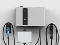 デルタ電子、EV/PHEV用壁掛け式充電器発売へ　Combo・CHAdeMOデュアルポート対応 画像