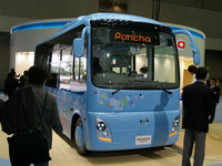 【東京モーターショー07】一服しながら…日野 ポンチョ 旅カフェ 画像