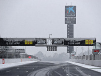 【F1 バルセロナテスト前期】3日目は雪に見舞われる 画像