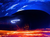 メルセデスAMG GT に4ドア、ジュネーブモーターショー2018で公開へ…最終ティザーイメージ 画像