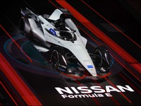 “超音速で飛ぶ電動の鳥”、日産のフォーミュラEレーサーがカラーリング公開…ジュネーブモーターショー2018 画像