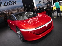 VW『I.D. VIZZION』、完全自動運転をエヌビディアが支援…ジュネーブモーターショー2018 画像