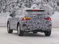 アウディ Q3 初のEVは航続300km…雪上テストを激写［動画］ 画像