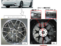 レクサス LS 用モデリスタ19インチアルミ、強度不足で割れ発生のおそれ　無償交換へ 画像