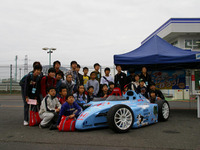 中学生が作った電気自動車、サーキットを走る…日本EVフェスティバル 画像