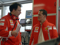 シューマッハがフェラーリをテスト 画像