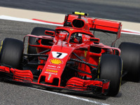 【F1 バーレーンGP】初日のフリー走行はフェラーリがワンツー発進、ライコネンがトップ 画像
