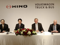 日野・VW提携、親会社トヨタからも「ぜひ進めてください」とお墨付き［新聞ウォッチ］ 画像
