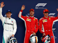 【F1 中国GP】セバスチャン・ベッテルが今季2度目のポールポジション 画像