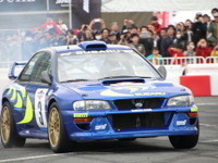 10年ぶり! スバルWRカーがお台場を駆け抜けた…モータースポーツジャパン2018 画像