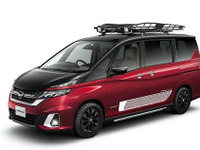 オーテック、セレナ 車いす仕様をアウトドア風にカスタマイズ…バリアフリー2018で展示へ 画像