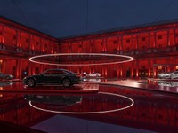 アウディ A6 新型がアート作品に、まるで空中散歩…ミラノデザインウィーク 画像