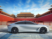 インフィニティの市販EV、Qインスピレーションの車台がベースに…北京モーターショー2018で発表 画像