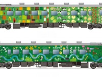 JR北海道のキハ40形イラスト車両を公開…釧路駅と帯広駅で　4月30日 画像