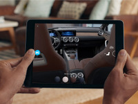 3Dの拡張現実アプリ、「メルセデスcAR」を開発…車両をリアルに体験 画像