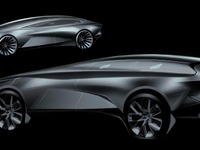 アストンマーティン ラゴンダ EV、ティザースケッチ…2021年発表へ 画像
