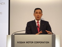 日産 西川社長「(収益)パフォーマンスは改善」…円高で今期営業利益は6%の減益に 画像