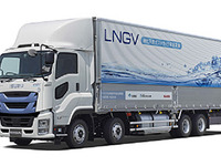 日本初の大型LNGトラック公道走行実証、航続距離1000km以上 6月1日スタート 画像
