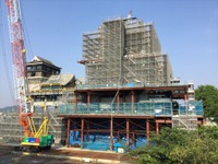 住友ゴムの制震ダンパー、熊本城天守閣の耐震改修工事に採用 画像