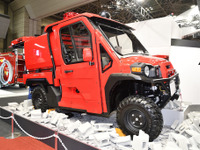 川崎重工の多用途四輪車「MULE PRO-FX」をモリタの新型消防車に採用…東京国際消防防災展2018 画像