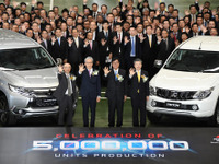 三菱自、タイで電動車の製造へ向け「第一歩」表明…500万台達成式典で 画像