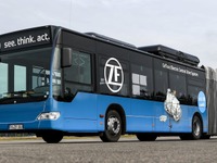 ZF、バスやトラックの電動化技術を発表…モーターは最大トルク449kgm 画像