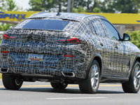 波打つテールライトあらわに…BMW X6 次期型、薄化粧姿を目撃 画像