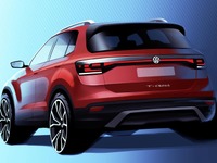 フォルクスワーゲンの小型SUV『Tクロス』、2018年秋に発表へ 画像