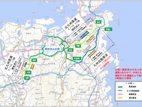 本州と九州を連絡する交通軸、上下線とも2車線以上を確保　平成30年7月豪雨での通行止めを解放 画像