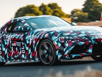 トヨタ スープラ 新型、プロトタイプの走行シーン…グッドウッド2018［動画］ 画像