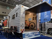 マルチユースの国産トレーラー『トレイルワークス520』…東京キャンピングカーショー2018 画像