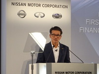 日産 田川常務「原材料費や為替などの課題に直面」…第1四半期営業利益は29%減益の1091億円 画像