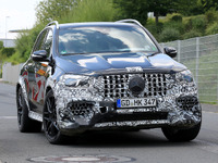 メルセデス最強のダウンサイジングターボ搭載…「AMG GLE63」次期型、ここまで見えた! 画像
