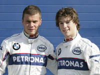 アスマーとヴィラがBMWのテストに参加 画像