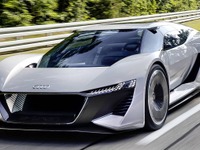 アウディがEVスポーツ提案、自動運転ではない理由…ペブルビーチ2018 画像