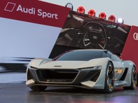 アウディのEVスポーツ、3モーターで775hp…0-100km/h加速は2秒未満 画像