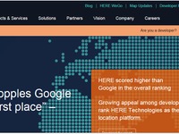 HEREが位置情報テクで初の1位、Googleを抜く Ovumランキング 画像