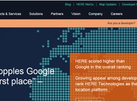 HEREが位置情報テクで初の1位、Googleを抜く　Ovumランキング 画像