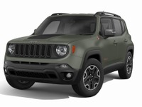 ジープ レネゲード、マットグリーンカラーの限定車発売へ 地デジチューナーも特別装備 画像