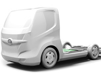 日野、小型EV商用車プラットフォームの原寸モデルなどを出展予定…EVS31 画像