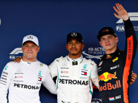 【F1 日本GP】雨が降る直前に1分27秒台を叩き出したハミルトンがポールポジション、トロロッソ・ホンダが6-7位 画像