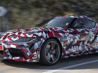 トヨタ スープラ 新型、開発プロトタイプの新たな画像を公開 画像