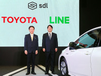 「ねえクローバ、未来までルート案内して」トヨタとLINEの会話型カーナビ、2019年夏デビュー…CEATEC 2018 画像