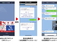「LINE」で事故受付から事故対応サービスまで　業界初、損保ジャパン日本興亜 画像