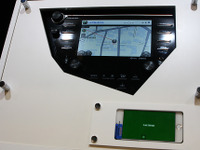 タッチ感はスマホそのもの、カーナビタイムを車載カーナビ画面で操作…CEATEC 2018 画像