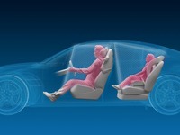 ZF、3Dの車内モニターシステム開発中…自動運転か否かを判断 画像