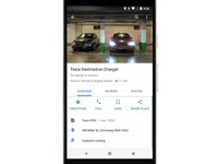 グーグルマップ、全世界で電動車向け新サービス…最寄りの充電ステーションの位置を表示 画像